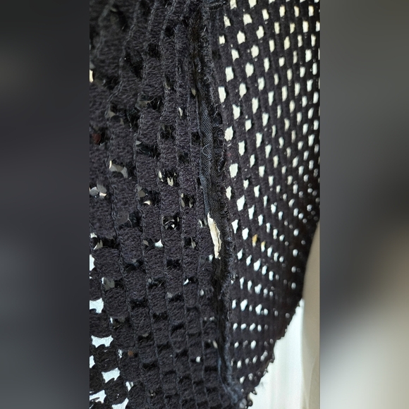 Three Flaggs Sequin Sweater Open Front Blazer - Picture 11 of 11